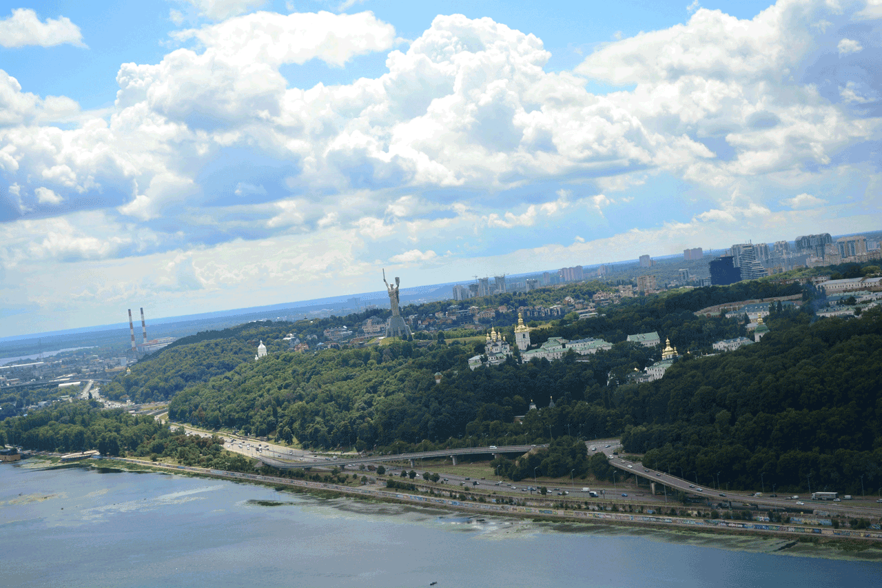 Kiev bridges and Mezhyhirya, a large panoramic flight – 42 minutes
